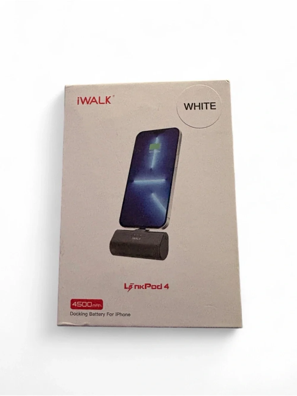 iWalk LinkPod 4 Docking Battery Power Pack - White